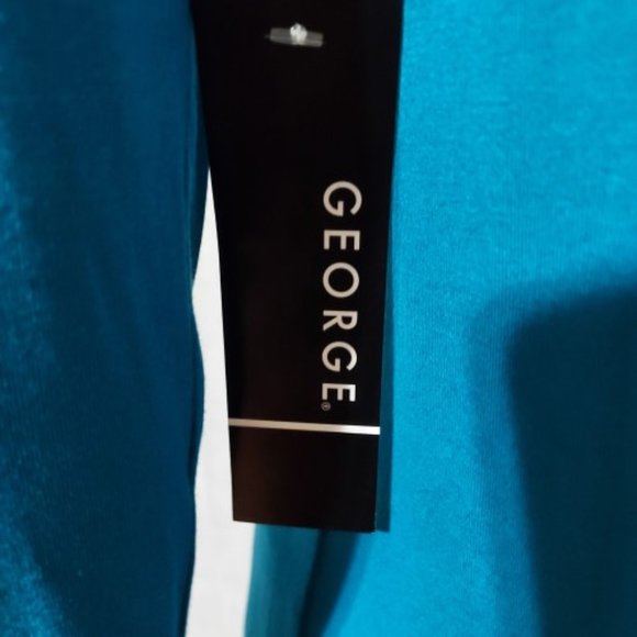 GEORGE TEAL STAR PENCIL SKIRT W/FLY AWAY CARDIGAN SET SIZE 4 NWT - Picture 11 of 15